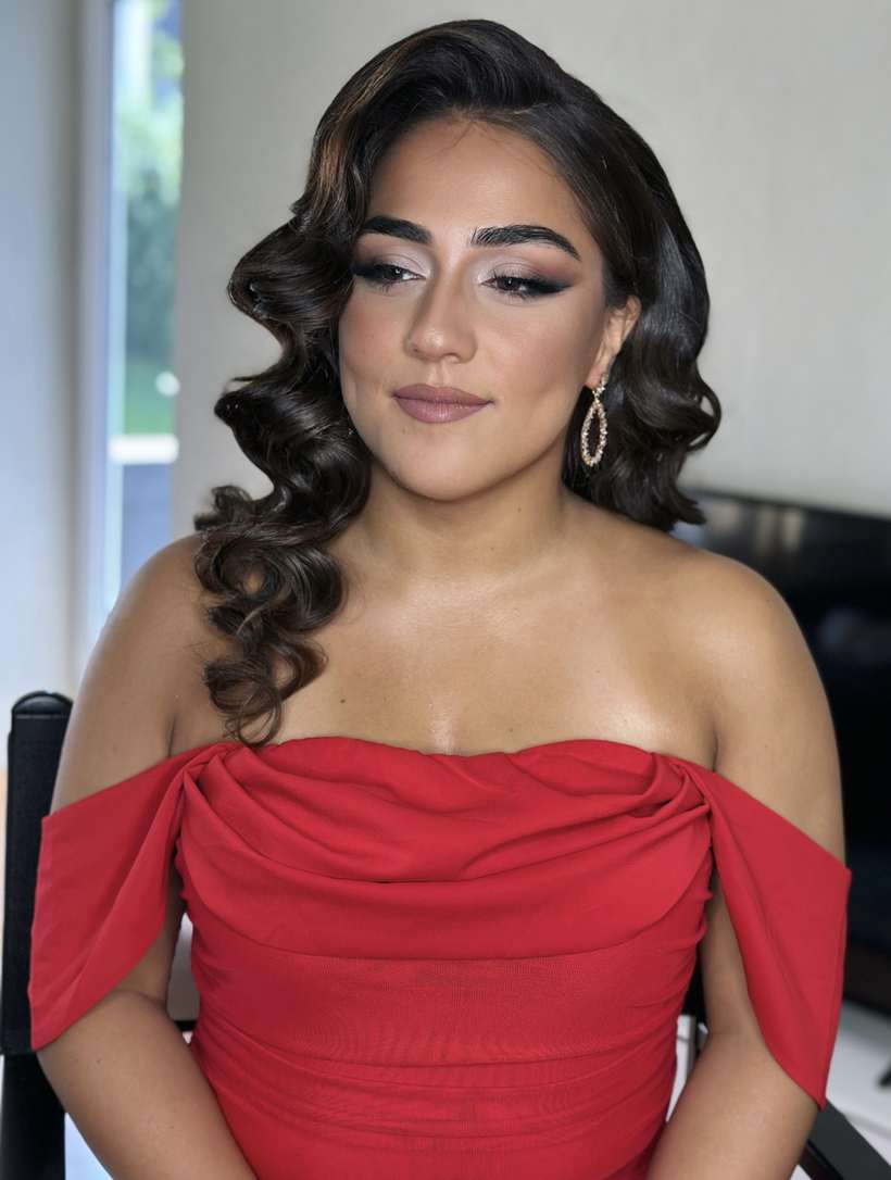 Hollywood Waves & Abend-Make-up